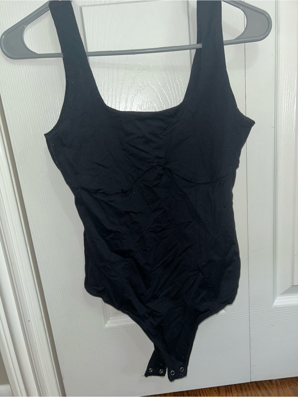 Abercrombie & Fitch Black Stretch Tank Bodysuit